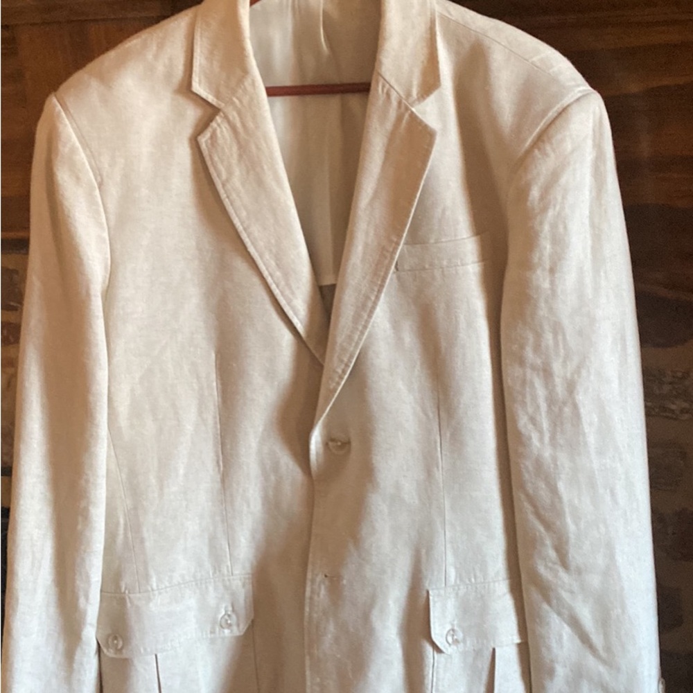 Mens linen sport coat xl
